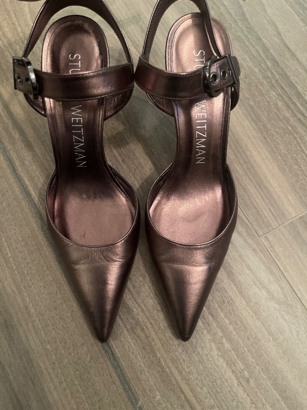 Stuart Weitzman Pointed Toe stilettos